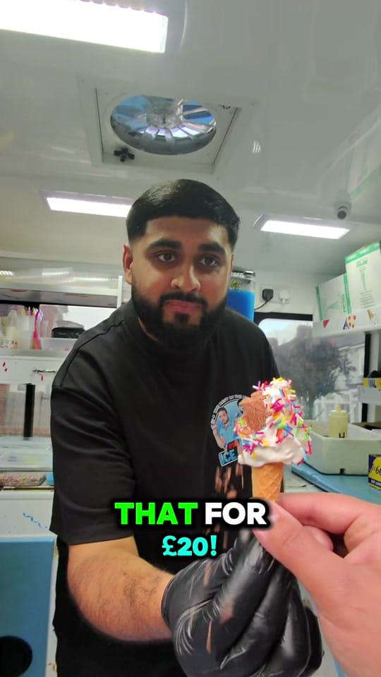 Post 9 by Mr Ali’s Icecream on TikTok (video)