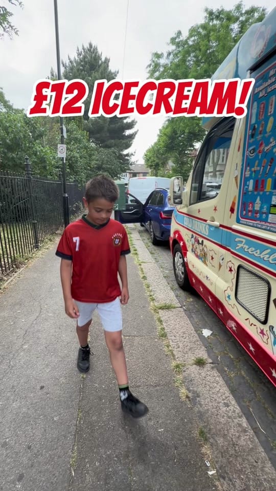 Post 6 by Mr Ali’s Icecream on TikTok (video)