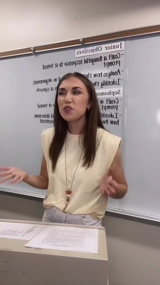 Post 5 by Ms. Dyer on TikTok (video)