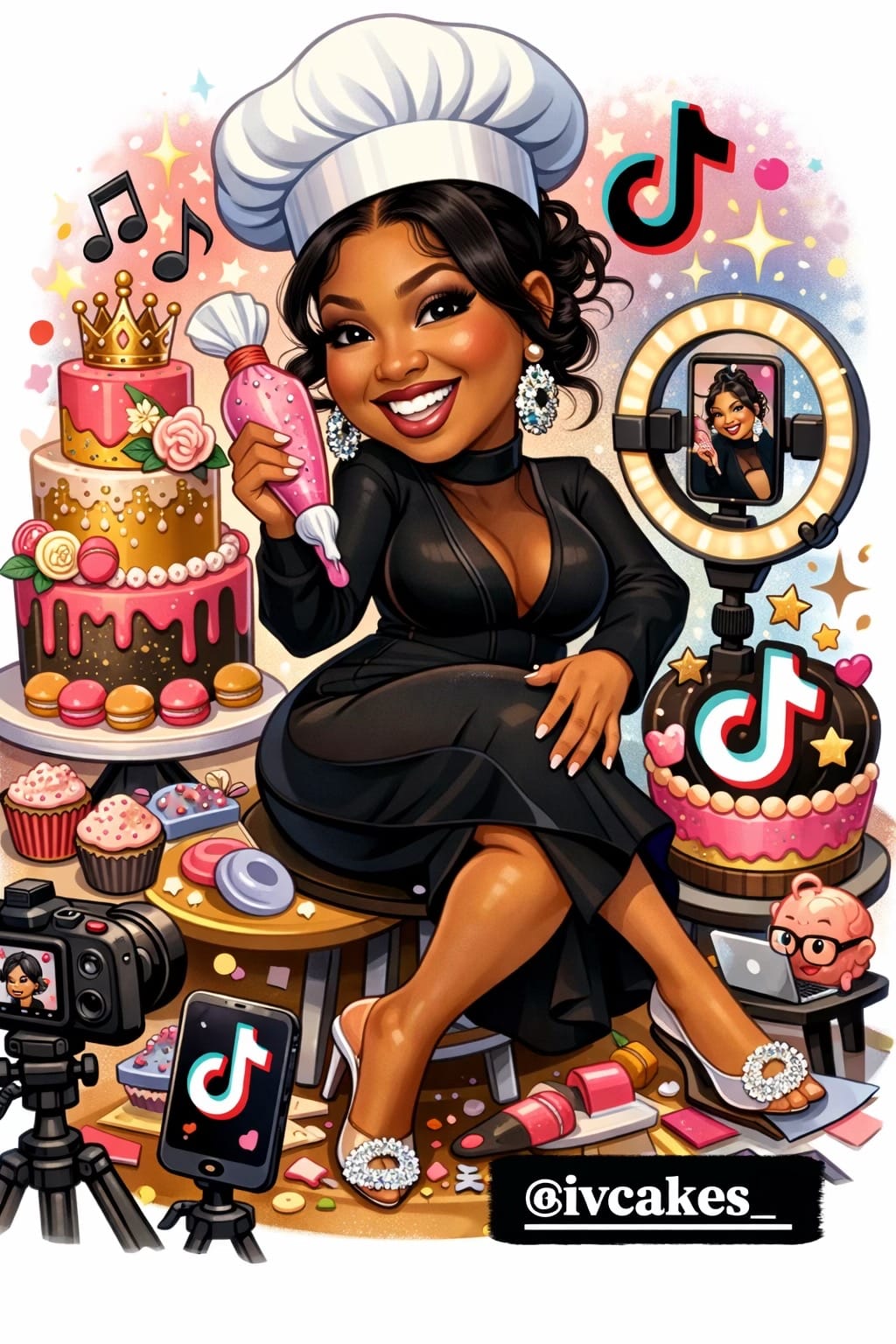 Post 4 by IVCAKES on TikTok (video)
