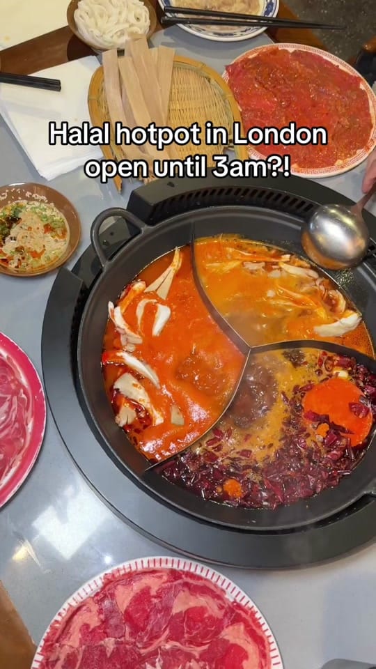 Post 2 by Hijabi Eats London on TikTok (video)