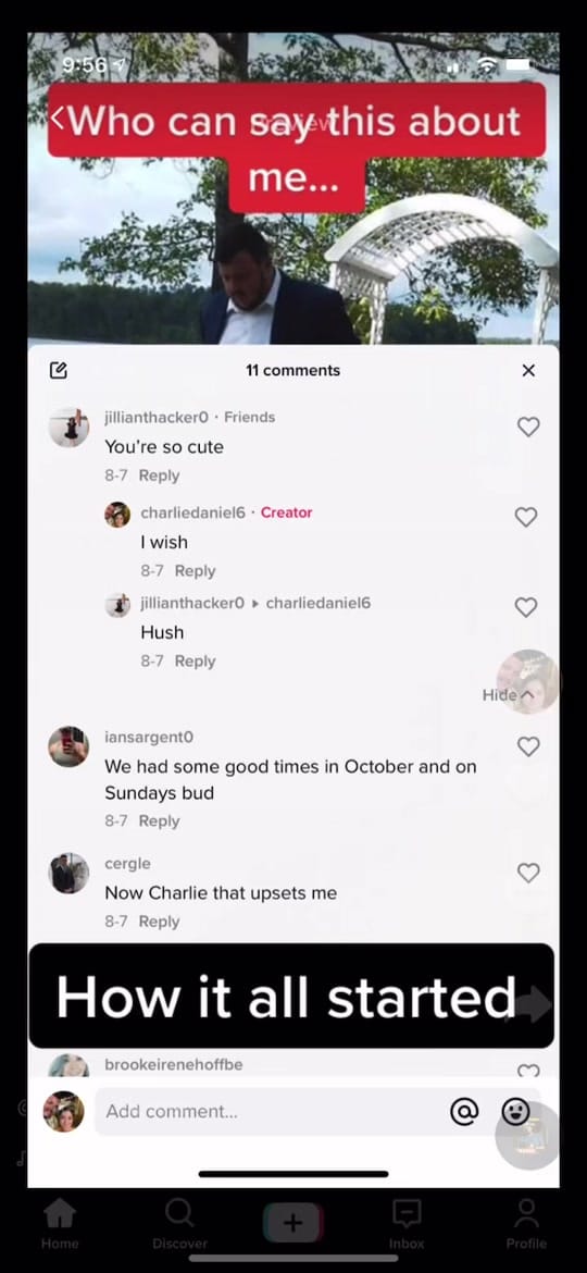 Post 2 by Charlie & Jill on TikTok (video)