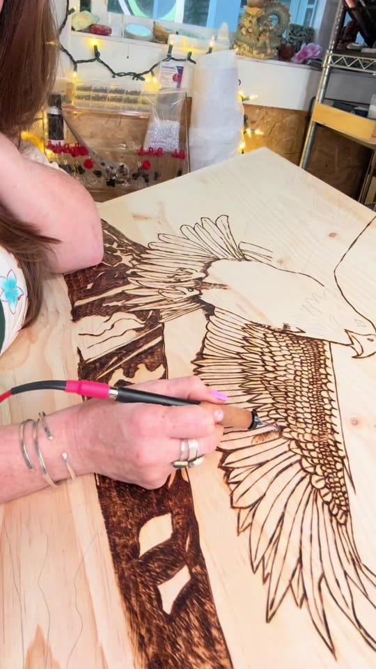 Post 4 by Gemini Pyrography on TikTok (video)