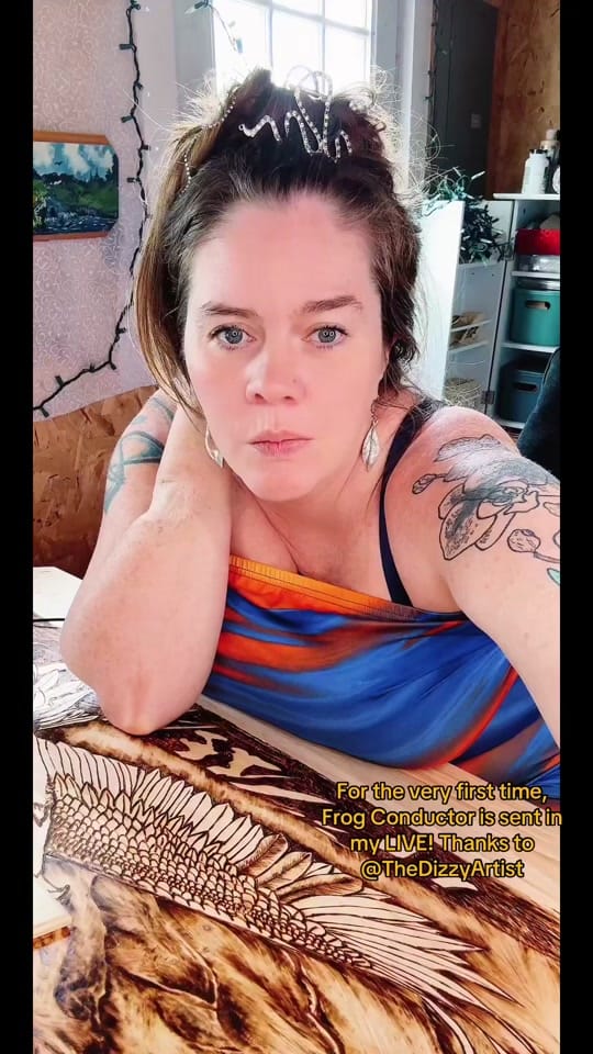 Post 2 by Gemini Pyrography on TikTok (video)