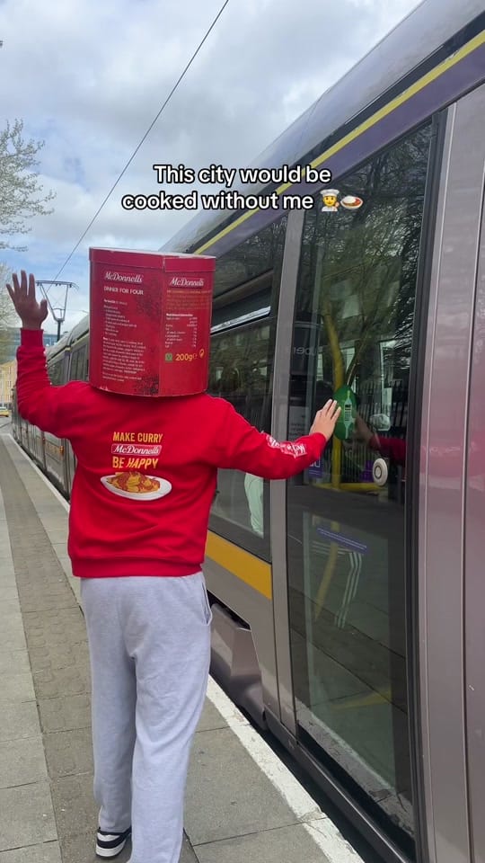 Post 2 by McDonnells Curry Sauce on TikTok (video)