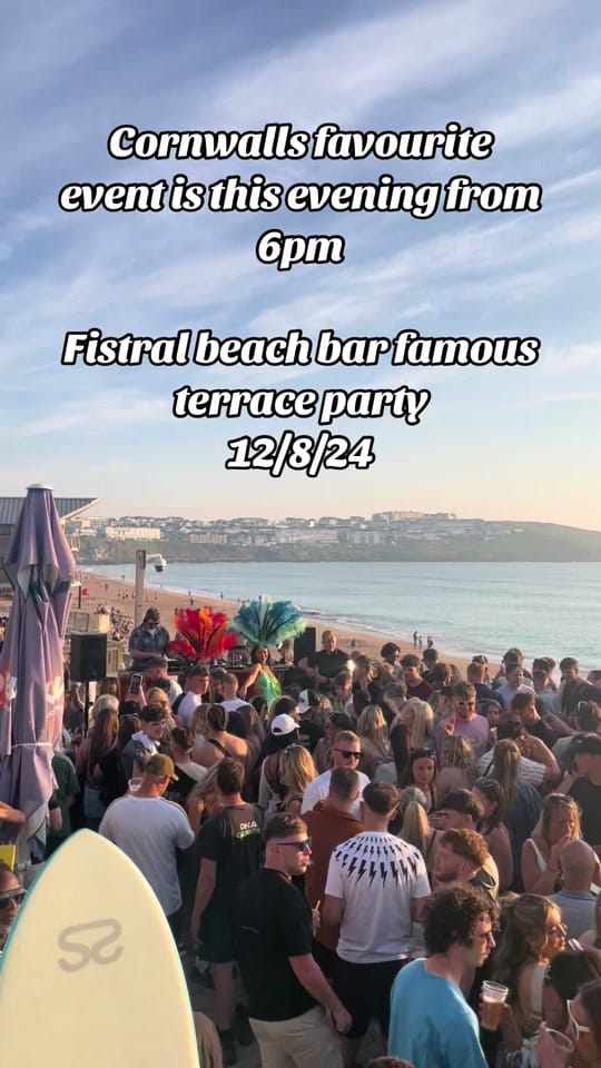 Post 10 by Boardmasters Beach Bar on TikTok (video)