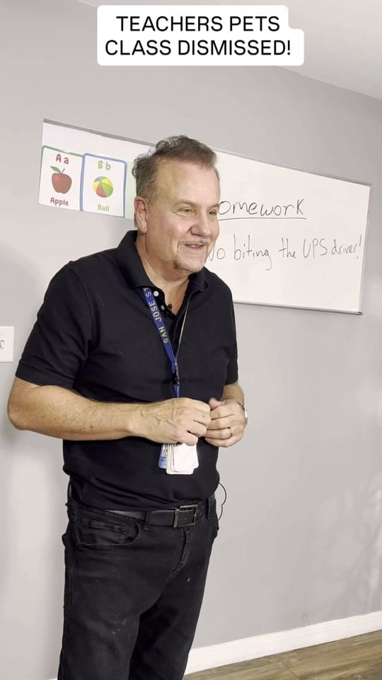 Post 4 by Teacher/Comedian  Mr. Rivera on TikTok (video)