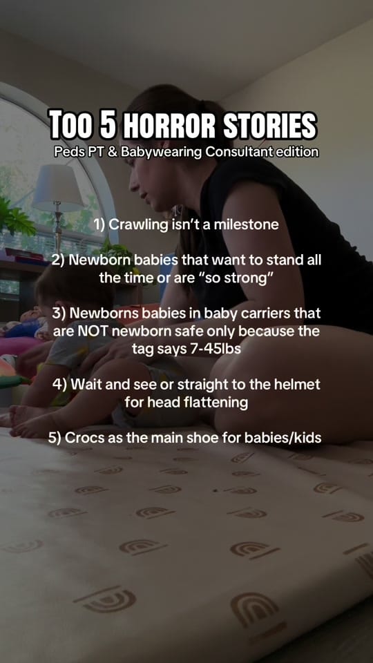 Post 1 by Dr Bonnie Baby PT+Babywearing on TikTok (video)
