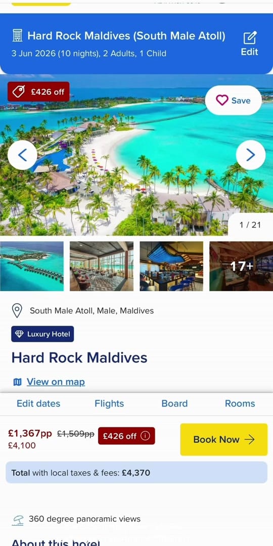 Post 2 by Rab’s Luxury Travel on TikTok (video)