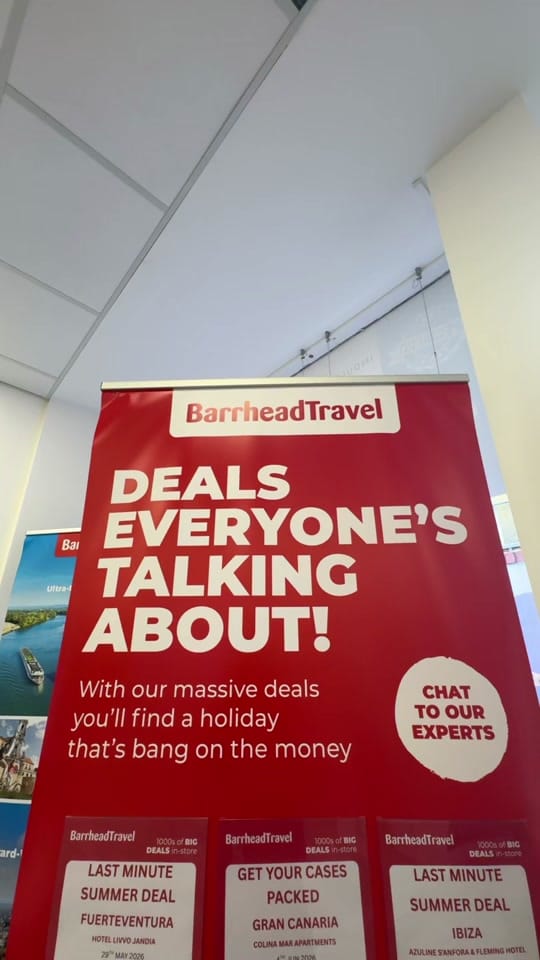 Post 6 by BarrheadTravel Glasgow Fort on TikTok (video)