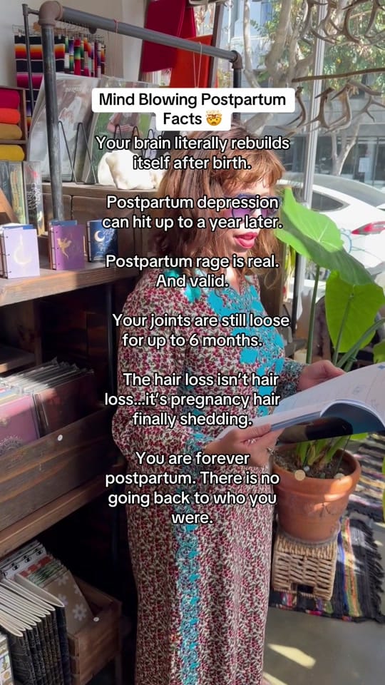 Post 3 by All Things Postpartum Book on TikTok (video)