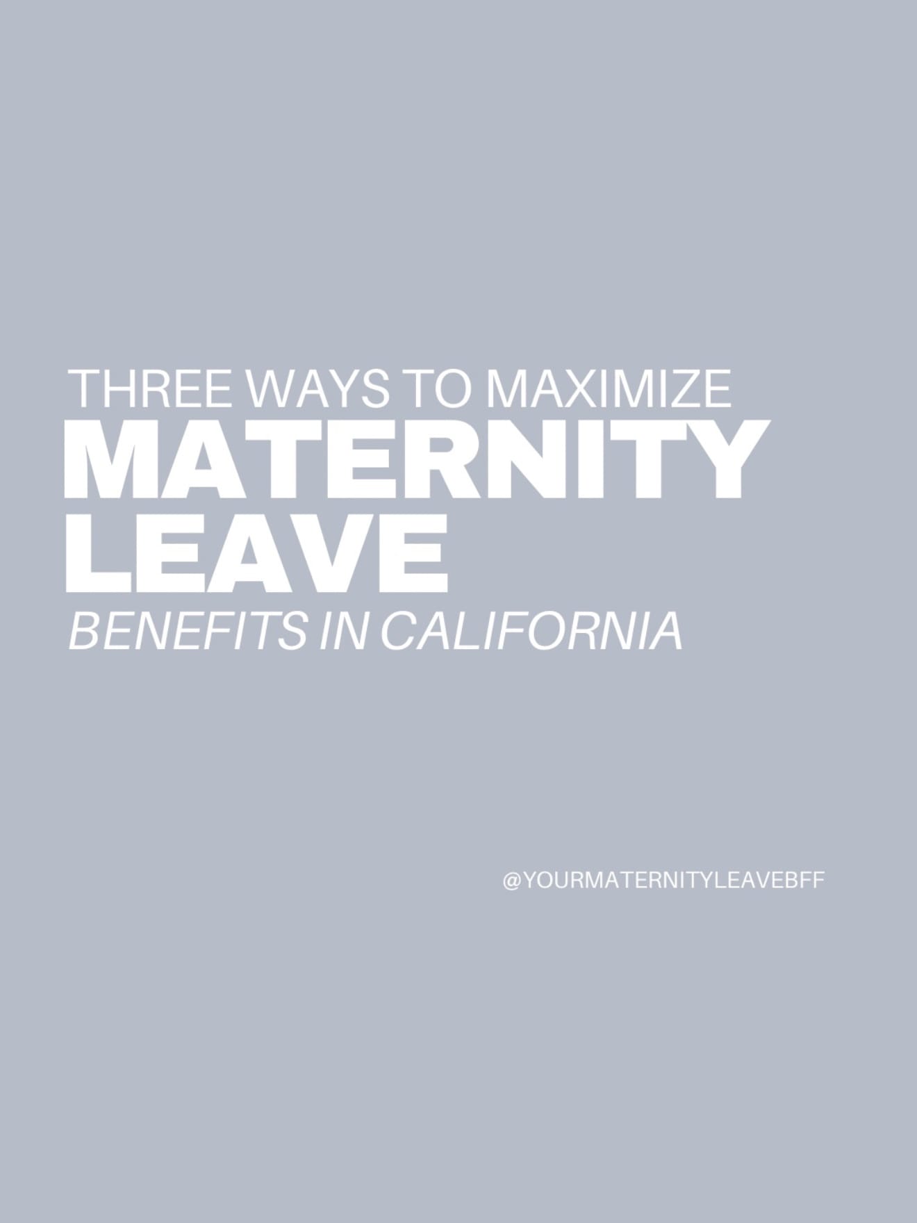 Post 1 by Eliana | YourMaternityLeaveBFF on TikTok (video)