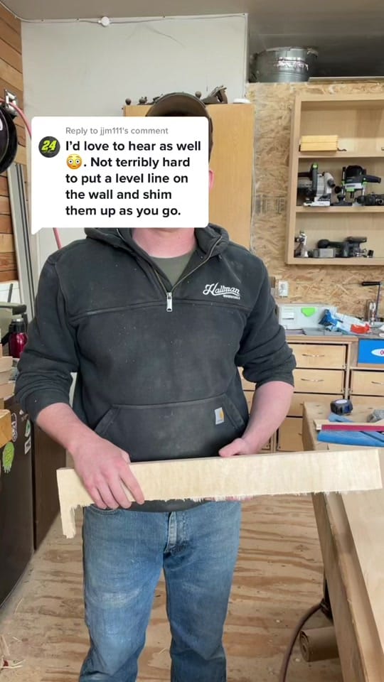 Post 9 by Hallman Woodworks on TikTok (video)