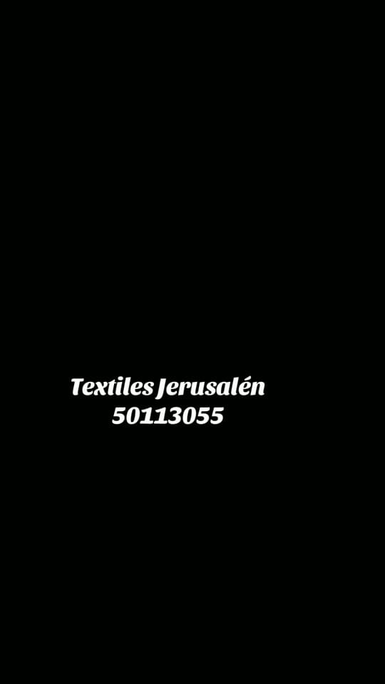 Post 3 by Textiles Jerusalén on TikTok (video)