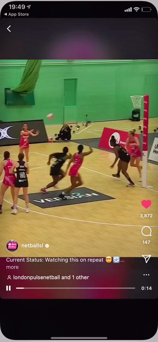Post 10 by London Pulse Netball on TikTok (video)