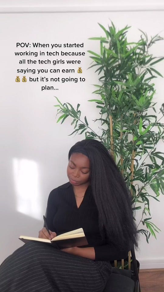 Post 10 by Samantha | Career, Tech, Life on TikTok (video)