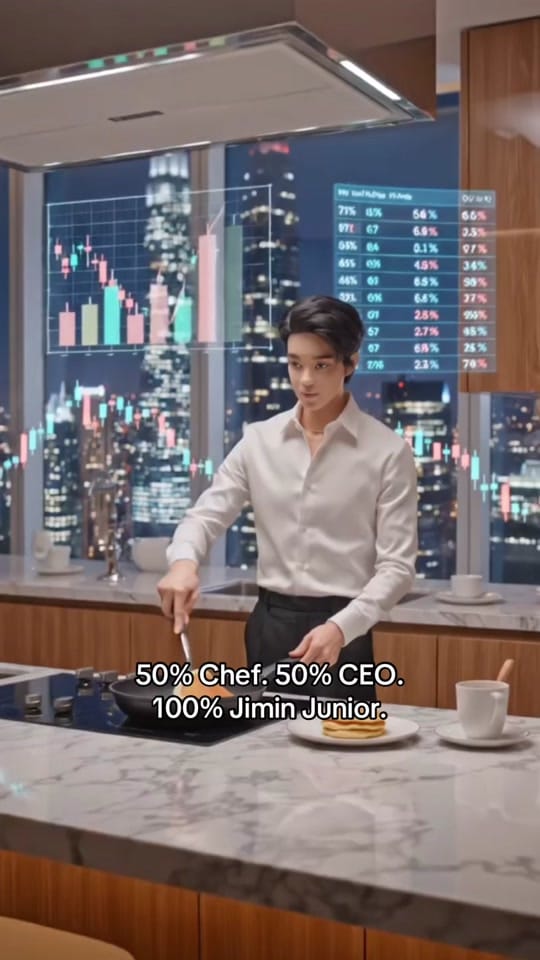Post 1 by Jimin on TikTok (video)