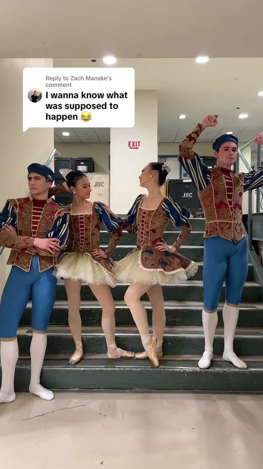 Post 8 by The Joffrey Ballet on TikTok (video)