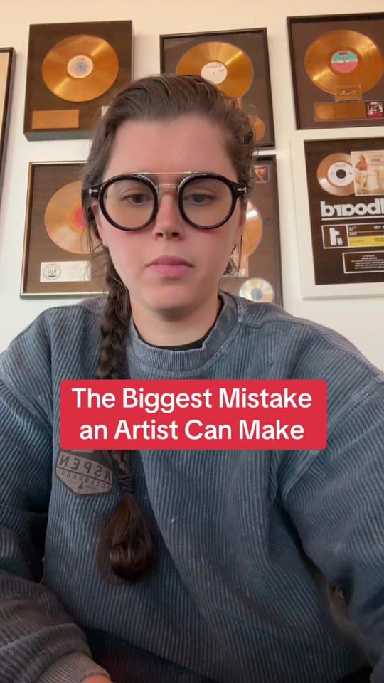 Post 3 by Liz The Music Manager on TikTok (video)