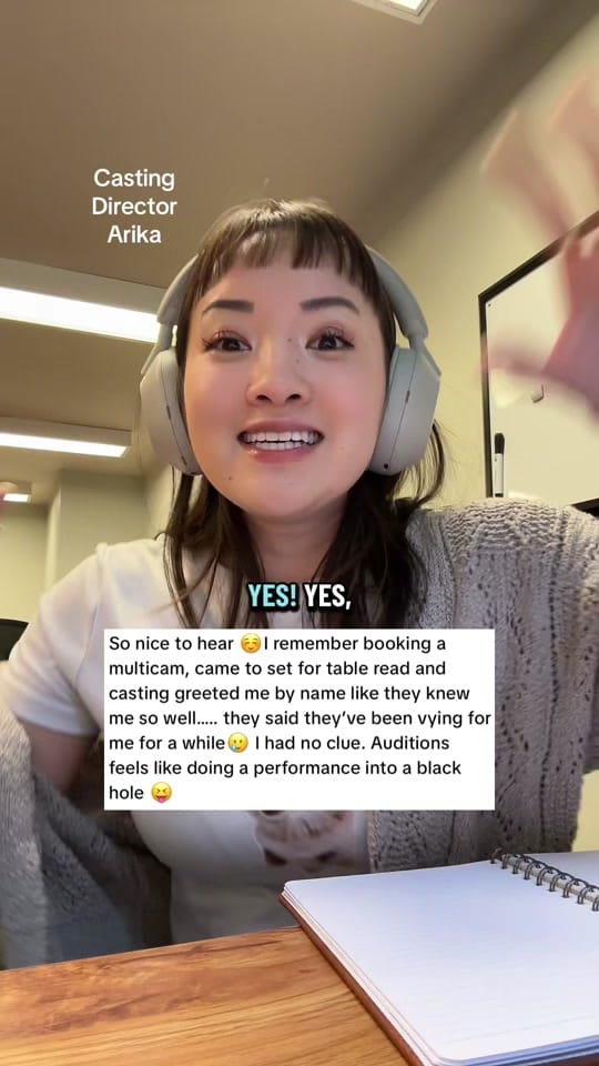 Post 7 by Arika | Casting Director 🌟 on TikTok (video)