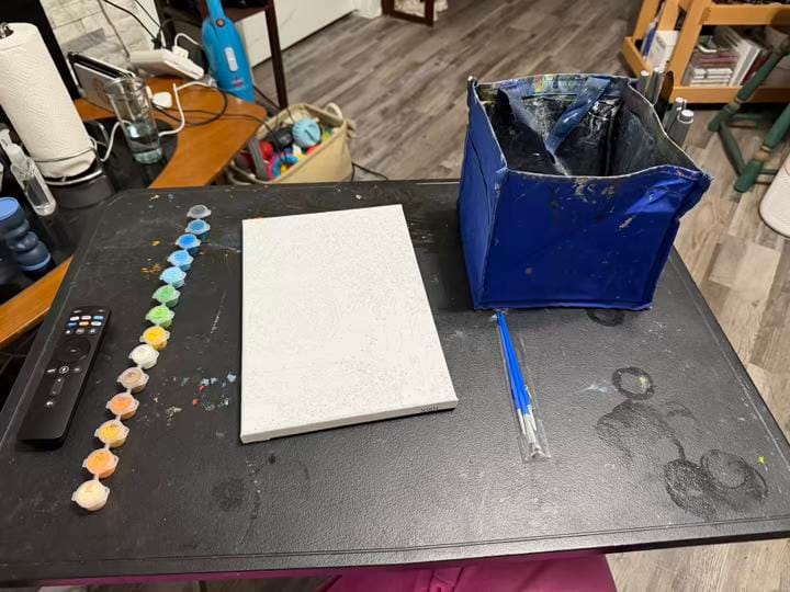 Post 1 by Angela’s Paintings on TikTok (video)