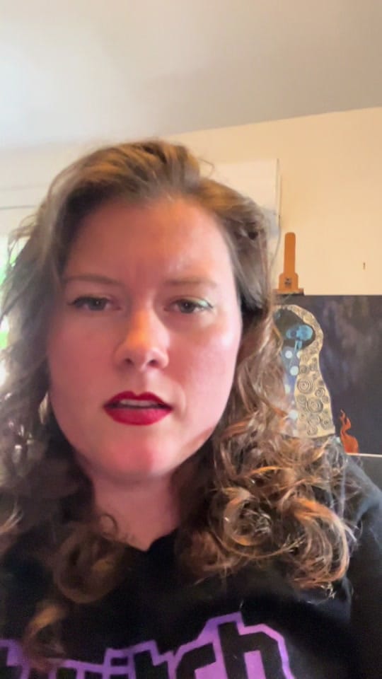 Post 8 by Angela’s Paintings on TikTok (video)