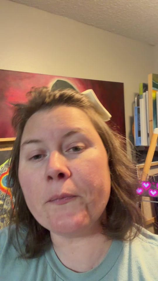 Post 2 by Angela’s Paintings on TikTok (video)