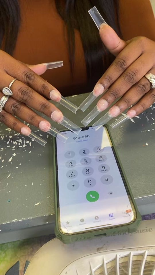 Post 8 by Myaa Nicole Nails on TikTok (video)