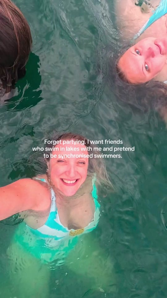 Post 3 by Vic 🌿| wild swims & slow life on TikTok (video)