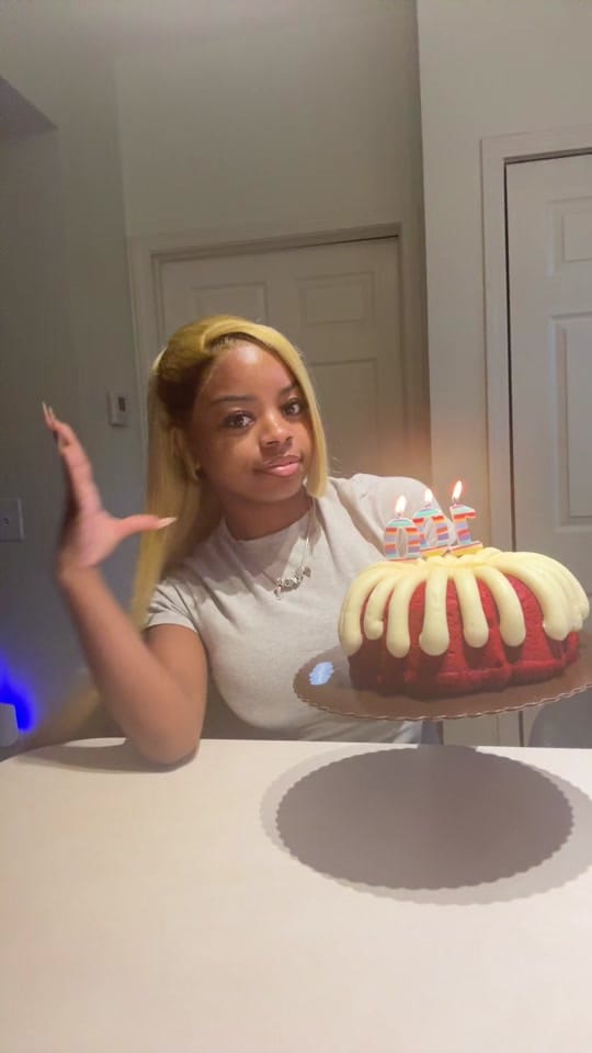 Post 2 by JadaMalay/ influencer on TikTok (video)