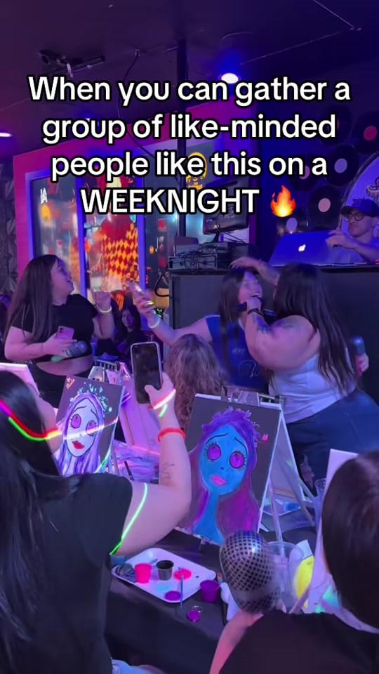 Post 10 by Paint Parties by Julie on TikTok (video)
