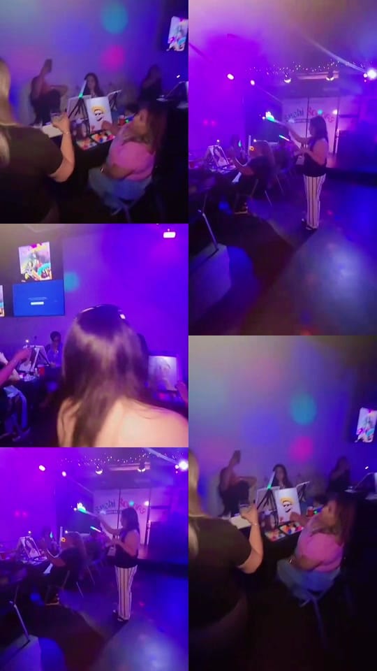 Post 7 by Paint Parties by Julie on TikTok (video)