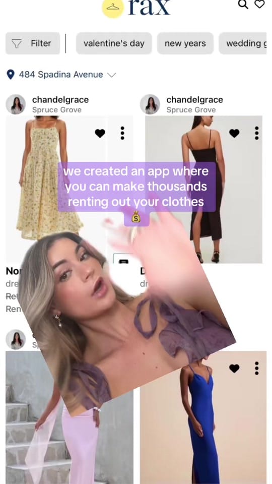 Post 10 by rax | borrow & lend clothes on TikTok (video)