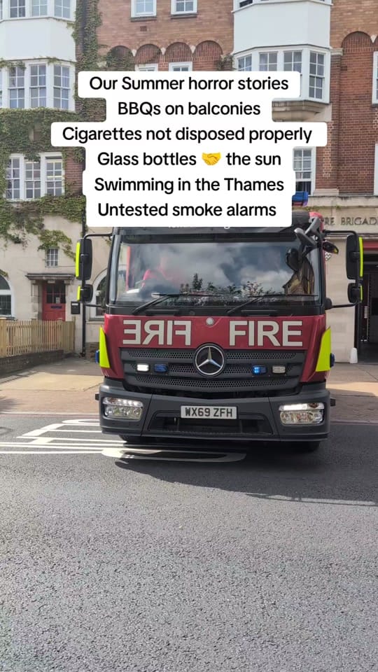 Post 2 by London Fire Brigade on TikTok (video)