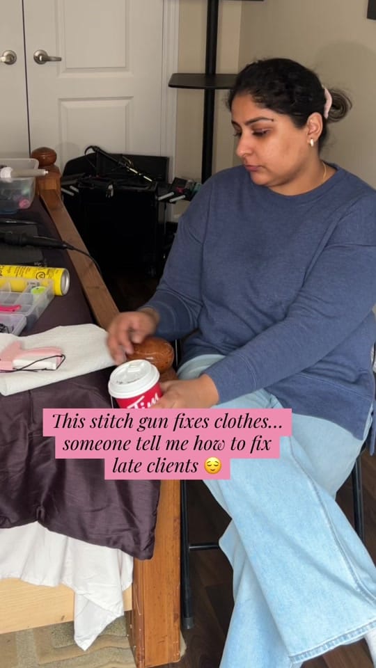 Post 7 by Harleen🔸bridalmua on TikTok (video)