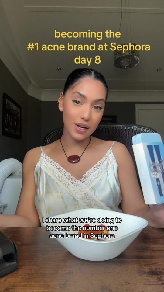 Post 5 by co-founder @ blume on TikTok (video)