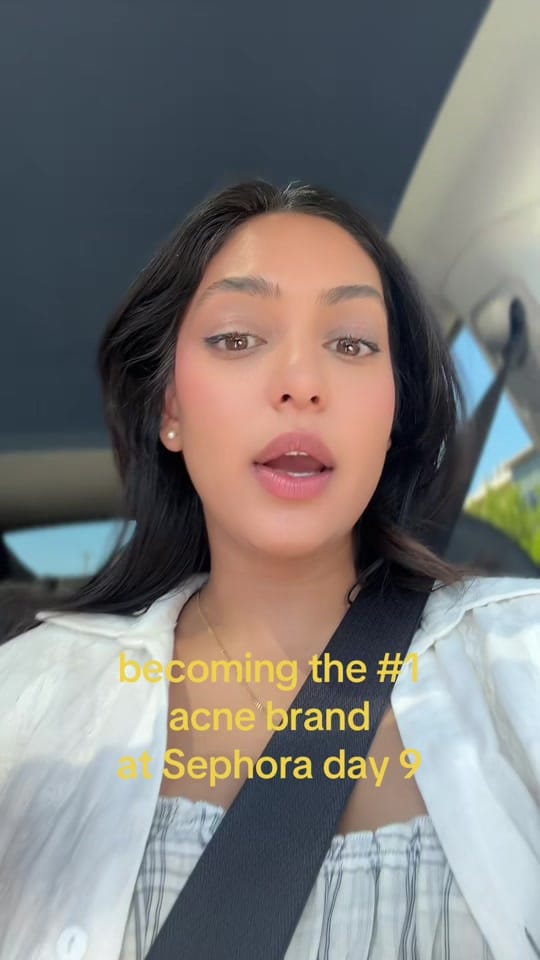 Post 1 by co-founder @ blume on TikTok (video)