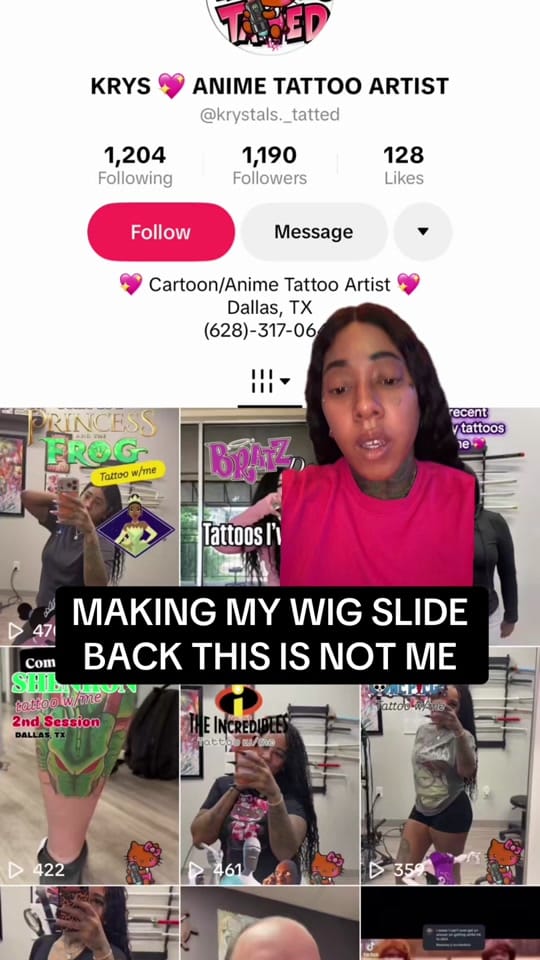 Post 1 by KRYS 💖 ANIME TATTOO ARTIST on TikTok (video)