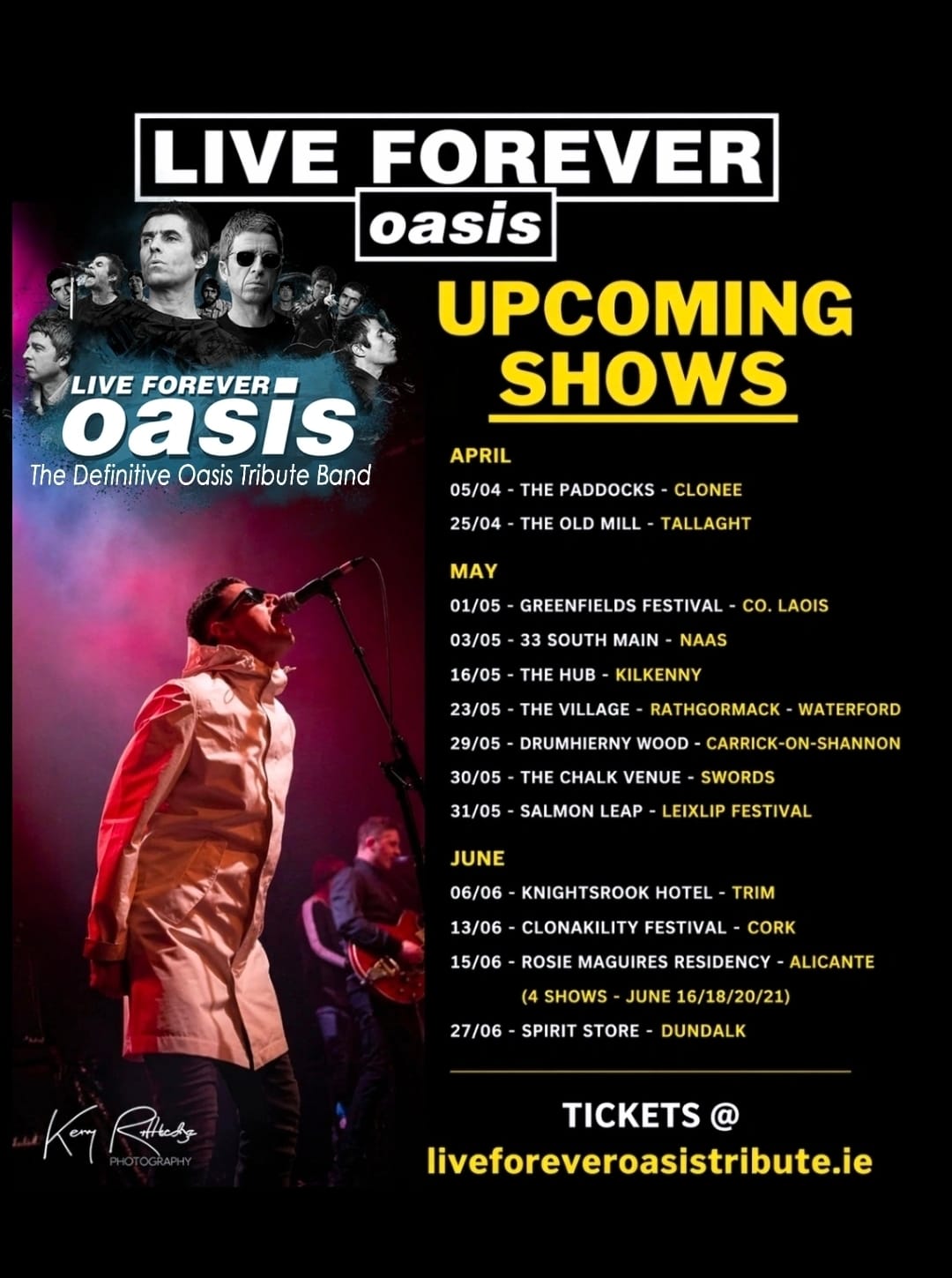 Post 5 by Live Forever Oasis Tribute on TikTok (video)