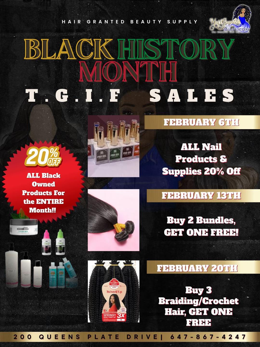 Post 6 by Hair Granted Beauty Supply on TikTok (video)