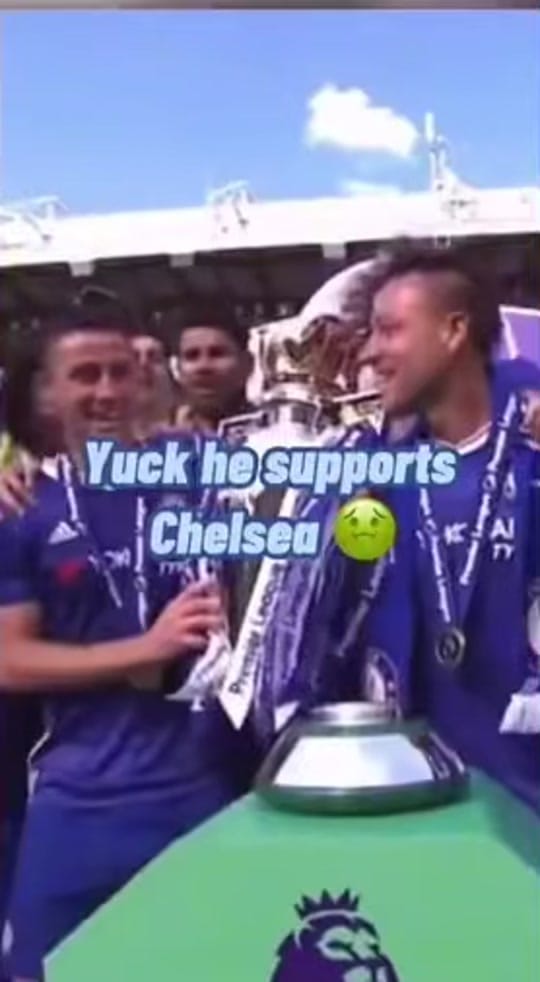 Post 8 by Chelsea fan Follow me if u wan on TikTok (video)