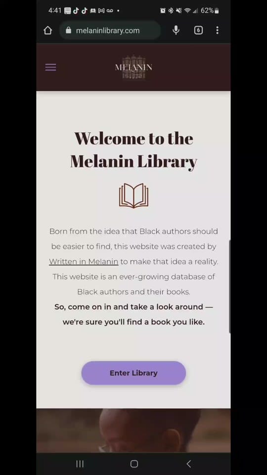 Post 8 by Melanin Library (Chelsea) on TikTok (video)