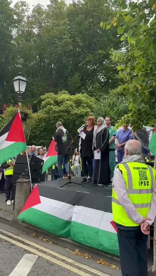 Post 4 by Irish HCW for Palestine on TikTok (video)