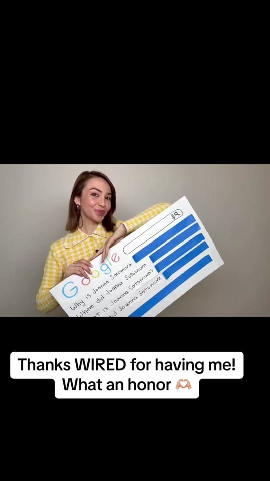 Post 1 by Joanna Sotomura on TikTok (video)