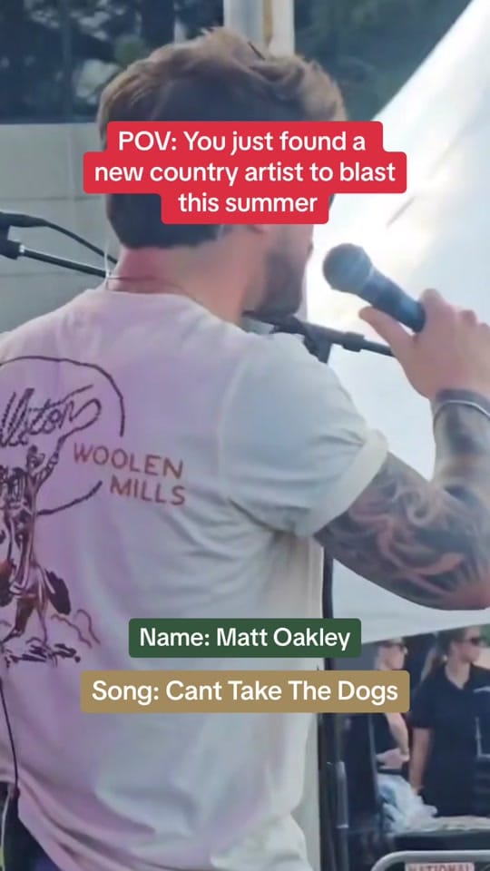Post 10 by mattoakleymusic on TikTok (video)