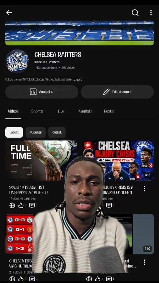 Post 8 by THE CHELSEA RANTERS on TikTok (video)