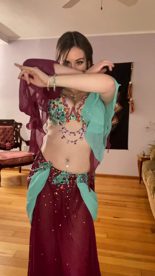 Post 9 by Asala Raqs on TikTok (video)