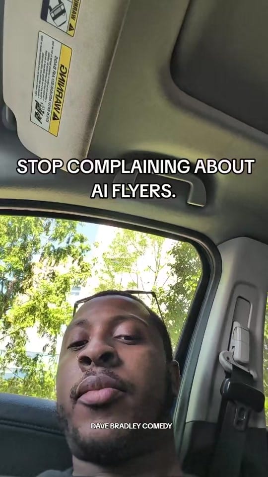 Post 1 by Dave Bradley Comedy on TikTok (video)