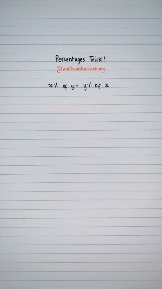 Post 3 by Maths With Miss Chang on TikTok (video)