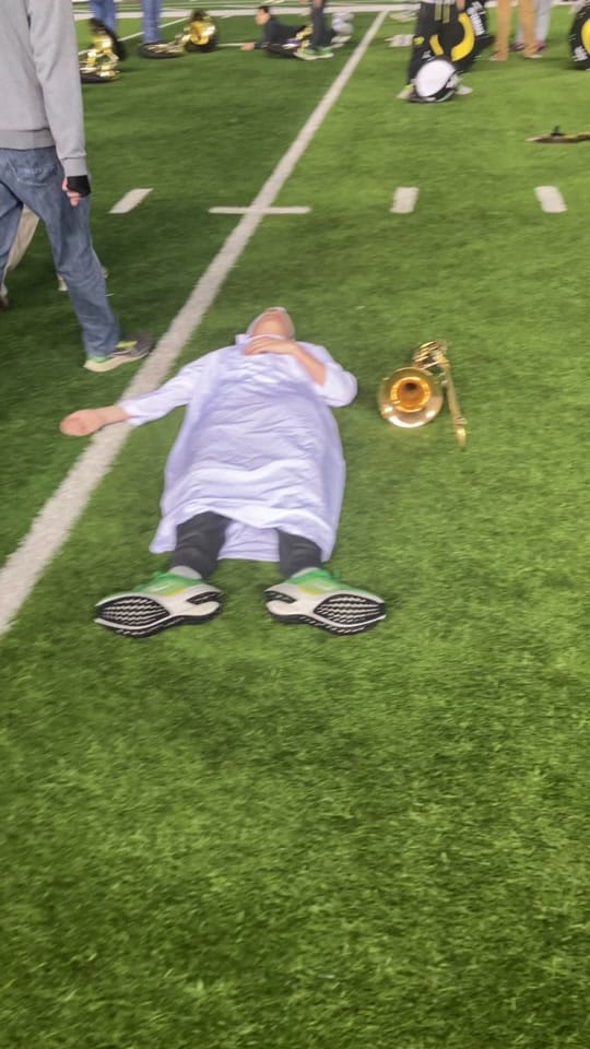 Post 4 by Oregon Marching Band on TikTok (video)